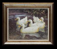 Ducks by Paul Gribble (born 1938)