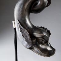 A Mid 19th Century Lead Dolphin Spout