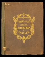 Rare Embossed Geological map of England and Wales