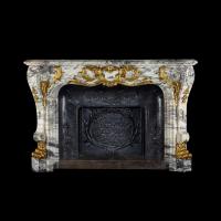 Brèche Violette Fireplace In the Louis XV Manner