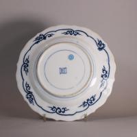 An extremely rare are Meissen dish in the kakiemon style, c.1740