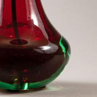 A Mid Century Red Murano Glass Lamp