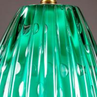 A Green Murano Glass Lamp