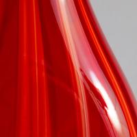 A Red Murano Glass Lamp