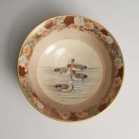 Japanese Meiji Period Satsuma bowl