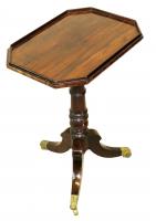 19th Century Regency Rosewood Kettle Stand Wine Table