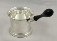 Walter Brind Georgian silver brandy pan warmer 1767