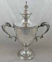 Charles Wright Georgian silver cup and cover 1770