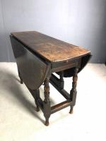 Oak gate leg table, Late 17th century