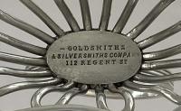 Goldsmiths and Silversmiths silver egg cruet 1916