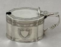 Charles Stuart Harris silver mustard pot 1898