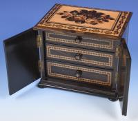 Tunbridge Ware Three Drawer Cabinet