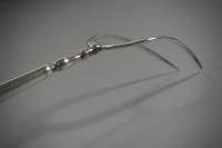 George III Two Pronged Silver Toasting Fork