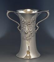 George Howson Art Nouveau silver vase 1908