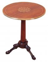 19th Century French Rosewood Circular Lamp Table
