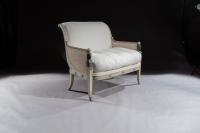 French 19th Century Original Paintwork Second Empire Marquise Loveseat Sofa