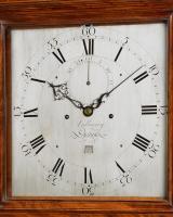 BENJAMIN VULLIAMY, LONDON, N° 255 regulator longcase clock - dial