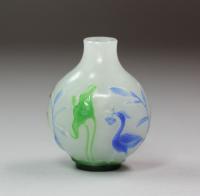 Chinese Peking glass snuff bottle, 19th-20th century