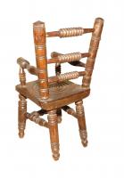 Welsh 19th Century Oak Miniature Kitchen Windsor Chair