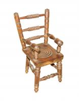Welsh 19th Century Oak Miniature Kitchen Windsor Chair