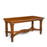 Mahogany centre table from Clumber Park, seat of the 7th Duke of Newcastle