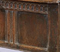 A mid-17th century joined oak chest from the collection of John Butler Yeats