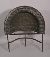 S/4294 Antique Early 19th Century Downhearth Bar Grate Hastener
