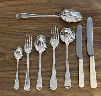 Finnigans silver rattail cutlery flatware set service 