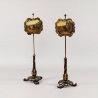 A Pair of Pole Screens Attributed to Jennens & Bettridge