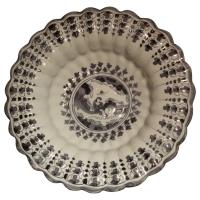 A rare, early-18th century, European, fluted dish