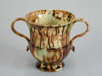 Staffordshire loving cup of Whieldon type, c.1780