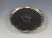 George III silver salvers 1792 Hannam and Crouch 