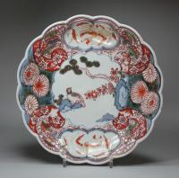Japanese imari saucer dish, circa 1720