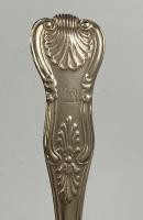 Victorian silver kings flatware cutlery service set Charles Boyton 1891/2 eighteen place settings
