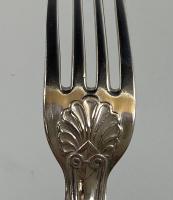 Kings pattern silver cutlery flatware set service for eighteen Charles Boyton