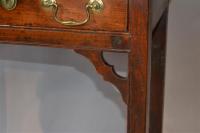 An exceptionally small 18th fruitwood side table