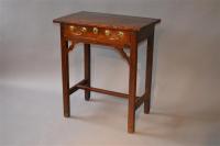 An exceptionally small 18th fruitwood side table