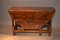 A Queen Anne walnut gateleg table