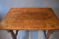 A 17th century Spanish walnut writing table