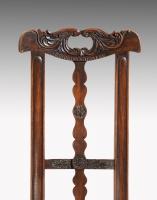 19th Century Folding Chair carved “Guicowar Hiwalee”