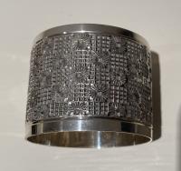  Victorian silver napkin rings John Round 1897