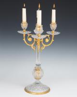 A Pair of Victorian Ormolu Mounted Candelabra by F&C Osler