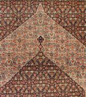 fine Persian Senneh carpet detail