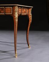 French 19th Century Gilt-Bronze Mounted Writing Table of Fine Quality