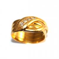 Edwardian Diamond Snake Ring c.1915