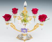 An Unusual Ormolu Mounted & Cut Glass Flower Epergne by F&C Osler