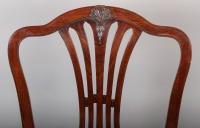 George III period mahogany side-chairs