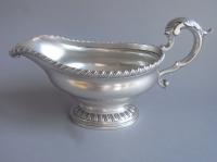 A very fine & rare pair of George II cast Sauceboats made in Edinburgh in 1759 by Lothian & Robertson