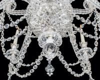A Fine Ten Light Antique Crystal Chandelier by F&C Osler