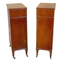 Fine Pair Of Regency Mahogany Side Cabinets